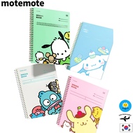 [motemote x Sanrio] Spring Book Notebook + 4 Types (Cornell / Ruled / Squared / 2-Split)