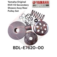 100% ORIGINAL -YAMAHA NVX 155 V1 V2 NMAX V1 V2 SET SECONDARY SHEAVE REAR PULLEY SET BELTING PULLEY S