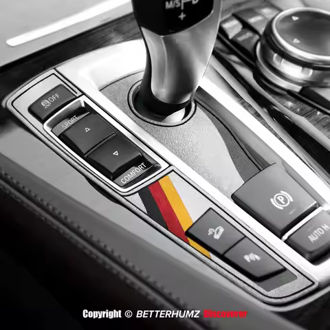Center Console Gear Shift Panel Cover Trim For BMW F01 F10 F25 F26 5GT X3 X4 Series Make of Alcantar
