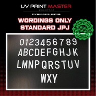 Nombor Plate Kereta Putih Lulus JPJ Car Number Plate Standard Size Vehicle Number Car Plate Number Nombor Rumah车牌字号码(AK)