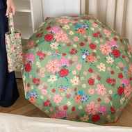 ~~ Small Fresh Printed Rain or Rain Umbrella Small Portable Umbrella Folding Umbrella Automatic Suns