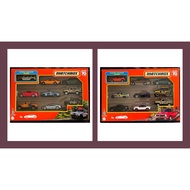 Matchbox 9 Pack - with Exclusive Silver '15 Mercedes-Benz G Class & Orange 1976 Honda CVCC (B51)
