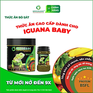 Thức ăn bò sát Iguana Baby - GREENABC dùng cho Rồng Nam Mỹ từ mới nở cho đến 9x giúp tăng kích thước