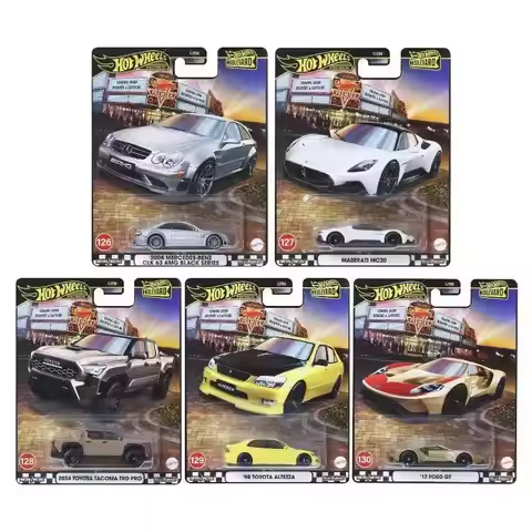 Hot Wheels Boulevard Series 26 Diecast Cars Mercedes-Benz AMG Maserati Toyota Ford GT 1:64 Scale All