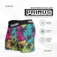 Boxer brief Tropical, men's long boxer underwear.