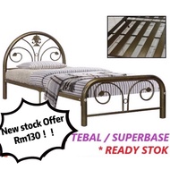 BASE TEBAL (1katil 1 order) Single Bed Frame/Metal Bed/Bedroom Furniture/Base/Bed/Katil Single/Katil