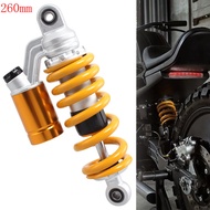 Motorcycle Sports Car Modification Accessories Gold 260mm with Pump Rear Shock Absorber Shock Absorb