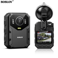 BOBLOV B4K3 Body Mini Sports Camera with GPS HD 3.2K 1800P 128GB Waterproof 4000Mah DVR Video Audio