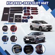 Car Proton X50 2020-2025 Slot Mat Proton Interior Storage Tank X-50 Anti slip car accessories rubber