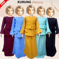 KURUNG KIDS MONNA  Baju Kurung Budak Baju Kurung kanak kanak baju raya sedondon baju raya 2021 kurung budak kurung murah