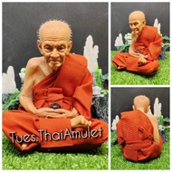 T Thailand Buddha Amulet Lp Thuad Bucha Lp Tucha Worship Type Wax Statue Great Dharma Association Al