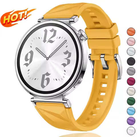 New Silicone Strap For Huawei Watch GT6/GT5/GT4 41MM Color Lce Crystal Patterned Bracelet For Huawei