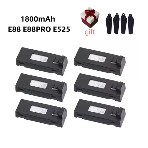 3.7V 1800Mah RC Drone Battery Accessory For E88 E88PRO E525 PRO E99 E99PRO P1 P5PRO K3 S1 P8 Battery