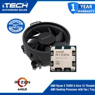 AMD Ryzen 5 7600X 6-Core 12-Threads AM5 Desktop Processor with Fan | Tray
