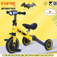CHILDREN'S BIKE 3-WHEEL TRICYCLE PUSH 3IN1 CHILDREN'S AVIATOR AT 7905, AT 7906, AT 7901, EXOTIC ET 5