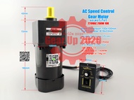 (สต๊อกพร้อมส่ง ในไทย) มอเตอร์เกียร์AC 6IK200RGN-C 220Vac 1.35A 200W 10uF เกียร์ทด สปีดคอนโทรล มอเตอร