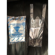 Clear pe cup plastic bag 10x30 diamond 1 cup plastic bag 1 cup