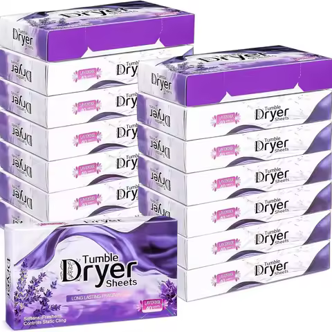 Bulk Dryer Sheets, Plant-Based Softener Anti Static Wrinkle Release Fresh Fragrance Laundry Sheets f