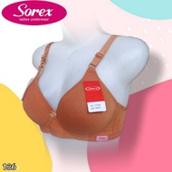 J186 Sorex Bra for Teenagers, Thin Foam, No Underwire, Medium Cup, Size 36 - 42, Three Hooks