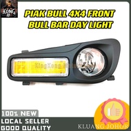 PIAK BULL4X4 FRONT BULL BAR LED SINGLE DAY LIGHT LAMP LAMPU BUMPER HILUX NAVARA RANGER DMAX TRITON B