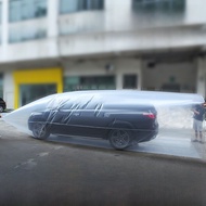 ถุงพลาสติก PE หนาป้องกันน้ำสำหรับรถยนต์ ขนาดใหญ่ ป้องกันความชื้น ป้องกันน้ำท่วม ป้องกันฝุ่น ครอบเต็ม