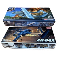 Fighter Model _ 1/72 _ OV-10A Mustang Fighter, AH-64A Apache Helicopter _ Academy