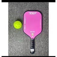 ￼Vợt Pickleball Mars Chuyên Nghiệp USAPA Approved. Raw Carbon T-700 Nhám, Hỗ Trợ Xoáy và Kiểm soát b