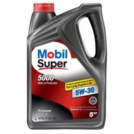 Nhớt ô tô cao cấp Mobil Super 5000 5W30 4.73L SN - Nhập khẩu USA