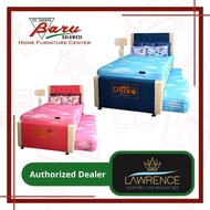 SET 2 in 1 Twin Spring Bed Lawrence Deluxe Premium - KHUSUS MAKASSAR