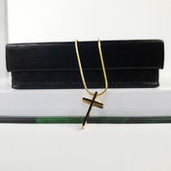 Lux & Gold High Quality and Gold Plated SMALL CROSS GOLD NECKLACE FOR WOMEN High Quality and Authent