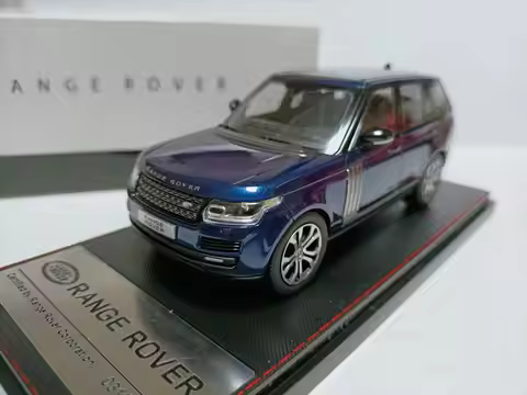 Lcd 1:43 Land Rover Range Rover Authentic Model Car 2017 Suv Deep Blue Alloy Model