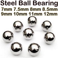 Ready stock 7mm 7.5mm 8mm 8.5mm 9mm 9.5mm 10mm 11mm 12mm STEEL BALL BALL BEARING
