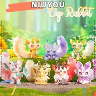 NIUYOU Box, Kabutu Rabbit Guess Figure Plush Box Toys, Mysterious Moon Carries Fragrance Series Cup Rabbit Model Doll Guess Bag