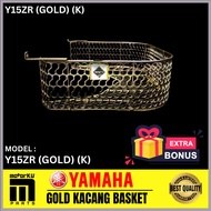 Motorku Kacang Yamaha YSUKU Y15 Y15ZR Basket / Bakul High Quality Gold Edition Motorcycles Accessori