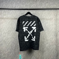 Kaos OFF WHITE MIRROR Tops OFF WHITE BRANDED KAOS IMPORT TSHIRT OFF WHITE