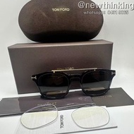 客訂分享:Tomford 型號：TF5532-B 玳瑁+夾片墨鏡 換防藍光鏡片 光學眼鏡 optical glasses Sunglasses