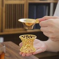 Stainless Steel Tea Strainer Tea Strainer Base Whole Set Tea Drain Tea Separator Fair Cup Tea Strain