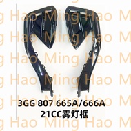 Bampar Hadapan untuk Volkswagen CC 2021 Bingkai Lampu Kabus 3GG-807-665A 3GG-807-666A