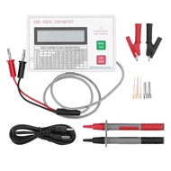 【BLINKNB】ESR DCR Capacitor Tester Circuit Capacitor Meter with Test Leads Battery Clip