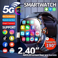2025 NEW 128GB Smartwatch 4G/5G SIM Card Android 10 Watch 2.4‘’ AMOLED Ultra Screen 2100mAh GPS WIFI