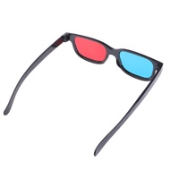 Black Frame Red Blue Anaglyph 3D Glasses for Movie Game DVD