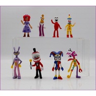 YT3 8pcs THE AMAZING DIGITAL CIRCUS Action Figure Jax Pomni Ragatha Zooble Cain Kinger Toys For Kids