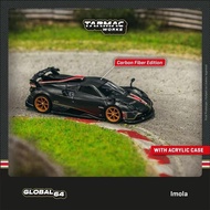 PreSale TW 1:64 Imola Matt Black Carbon Fiber Diecast Diorama Car Model Collection Miniature Toys Ta