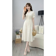 TuTu Store V-Neck Floral Design Long Sleeve Party Dress Code D1918