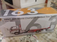 微影 1/64 #163 Hino 300 韋川平板拖車 HINO 300 WORLD FLATED TOW TRUCK