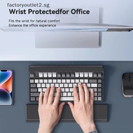 factoryoutlet2.sg Keyboard Wrist Rest Pad Ergonomic Soft Memory Foam Support Desktop Storage Box Easy Typing Pain Relief For Office Home Hot