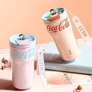 GERM可口可樂保溫杯女大容量高顏值便攜咖啡杯吸管水杯子