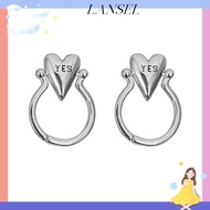 LA Heart Ring, Exquisite Personality Letters Ring, Fashion "YES""NO" Glossy Surface Adjustable Finge