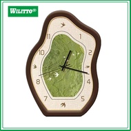 Large Number Wall Clock Easy Read Clock Vintage Melting Wall Clock with Exposed Hands No Glass Cover