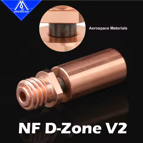 Mellow NF D-Zone V2 Chimera Extruder Kraken Dual Heat Break Copper & Aerospace 3D Printer Parts Goli